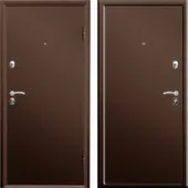 Дверь металлическая ПРАКТИК антик медь метал/метал Промет Левое 2066x880
